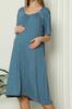 Maternity Tunic Nightgown Short Sleeve Lycra