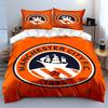 Orange Manchester City Bedding Set Bedding Duvet Cover Set Duvet Cover Pillowcases (1 * Duvet Cover 2 * Pillowcases, without duvet insert)