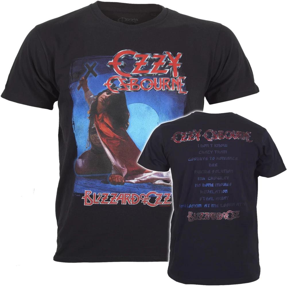 Официальная футболка Ozzy Osbourne Blizzard Of Ozz Черная Новая S M L XL XXL