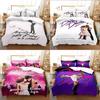 3d Dirty Print Dancing Pattern Duvet Cover Pillowcase Set Bedroom Bedding Gift