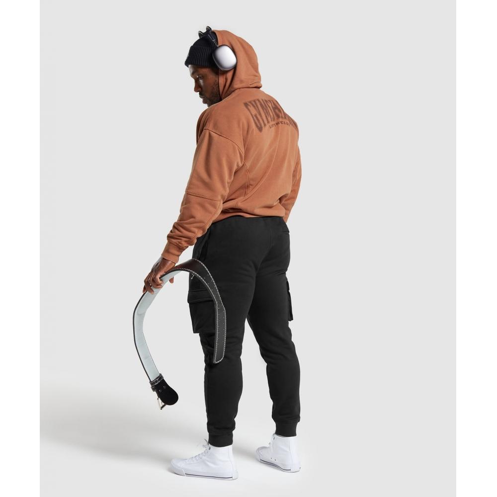 Gymshark Толстовка Heritage Washed Canyon Brown A4a7j Ncc0