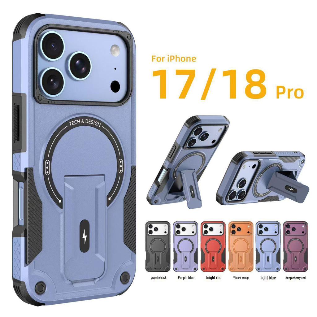 Чехол для iPhone 16 Pro Max Bundesliga Magnetic с подставкой для Apple 15 Pro, защитный чехол от падения для iPhone 14
