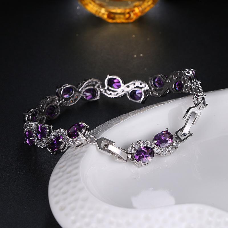 AAA Women's Zircon Gemstone Bracelet - Valentine's Day Gift ST-49
