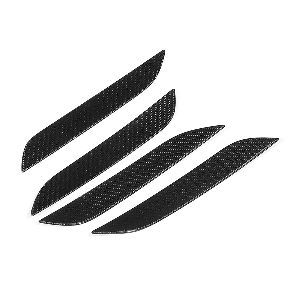 Carbon Fiber Car Door Handle Cover Trim Fits for Tesla Model S 16 18
