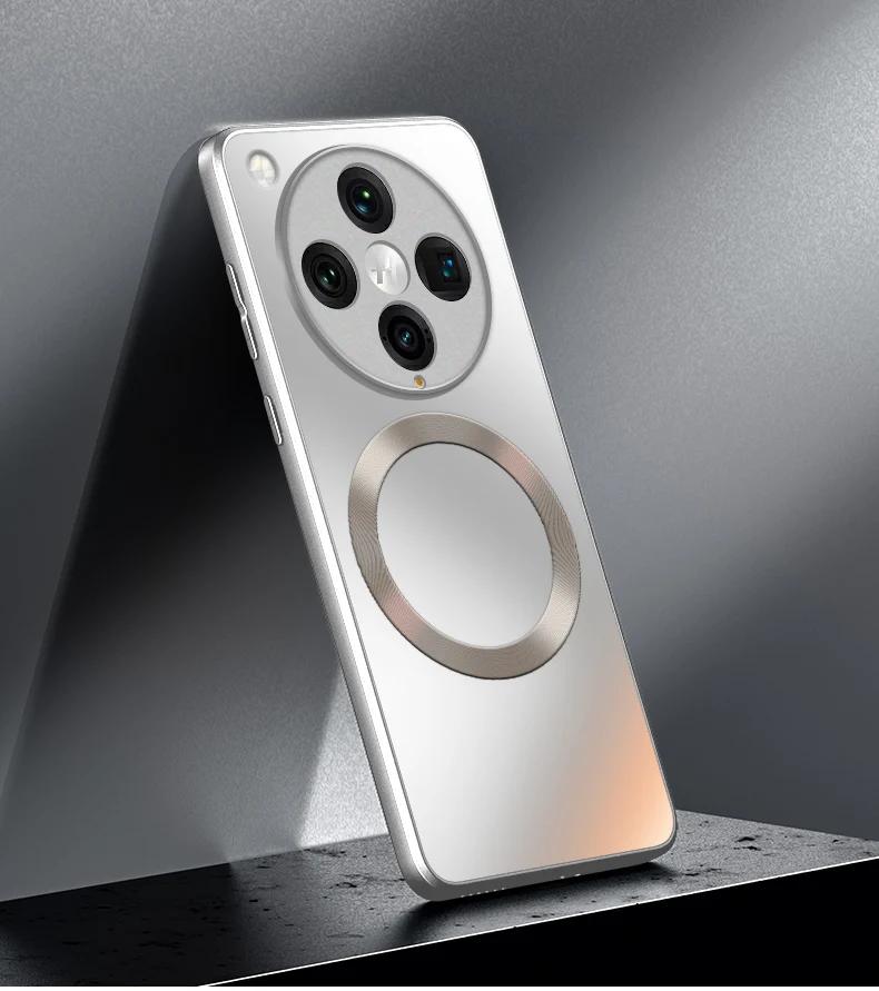 Для OPPO Find X8 Pro X7 Ultra X6 X5 Pro Беспроводная зарядка Magsafe Защитный противоударный матовый жесткий бампер из ПК для OPPO A97 A96 A93 A92S