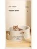 All Numbers Splash Anti-Spill Large Raised Basin Litter Box – Semi-Closed Design for Cats
