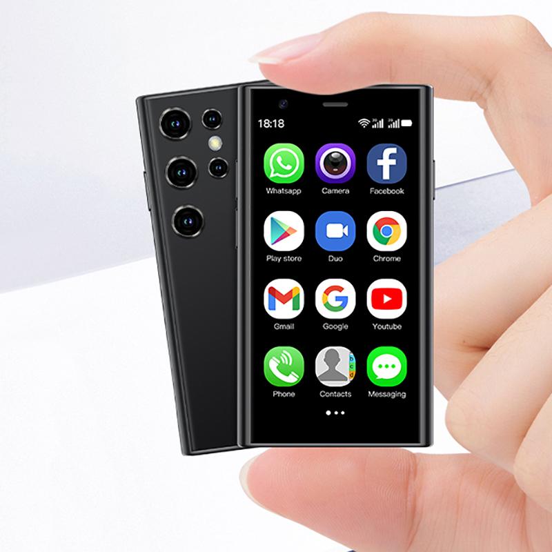Soyes S23 Pro Mini 3G Smartphone 3.0inches IPS Quad Core RAM 2GB ROM 16GB Android 8.1 Dual SIM 5MP 1580mAh Bluetooth Type-C Ultra-thin Mobile Phone