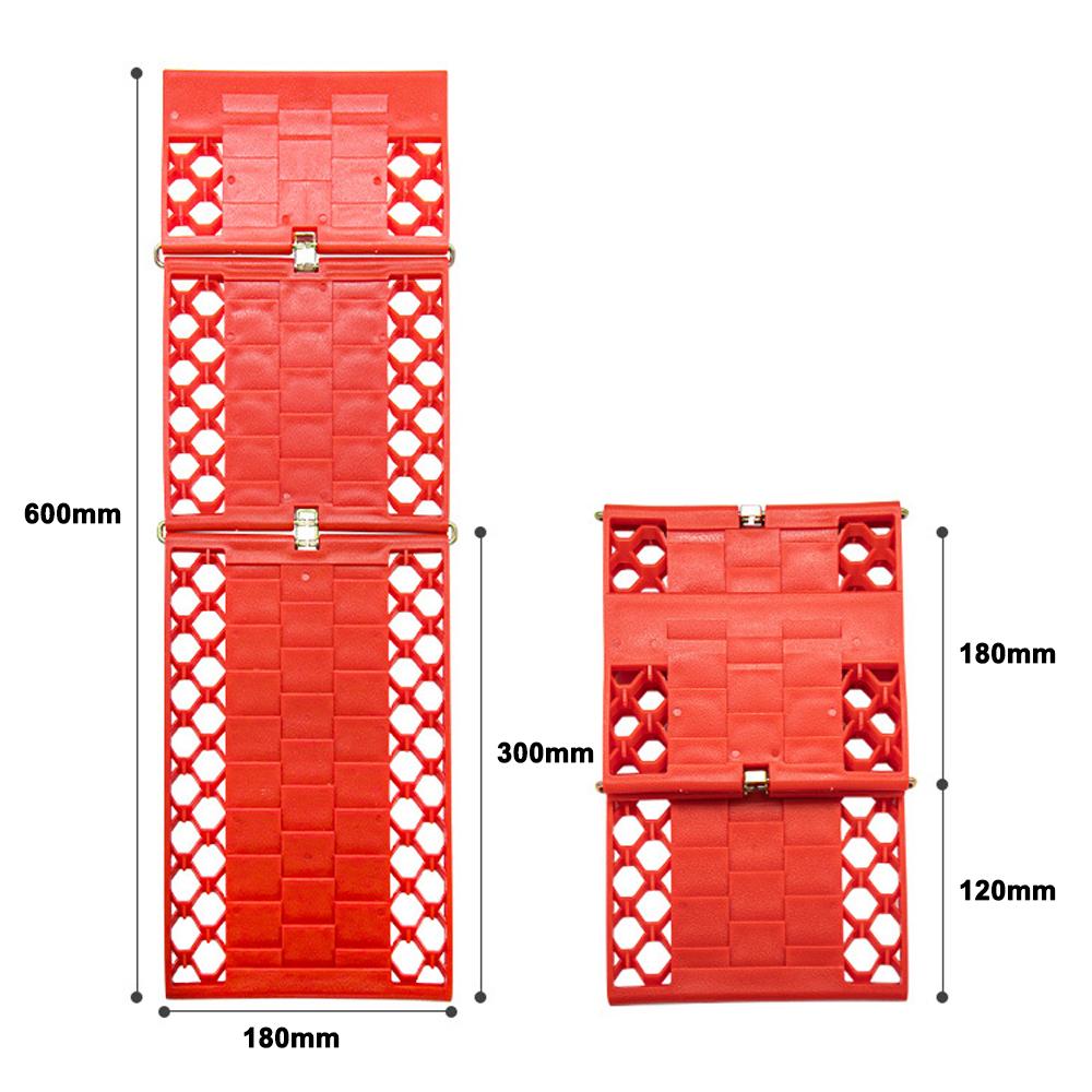 Car Recovery Traction Board Foldable Off-Road Vehicle Escape Track Mat Anti-Slip Tire Ladder for