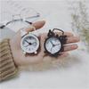 Home Decoration Electronic Cute Creative Table Clock Round Digital Quartz Clock Mini Alarm Clock