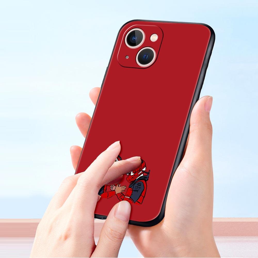 F1 Номер 33 Роскошный чехол для телефона для iPhone 13 15 14 12 Mini 11 Pro MAX XR X SE XS 7 8 Plus Силиконовый Черный Защитный чехол