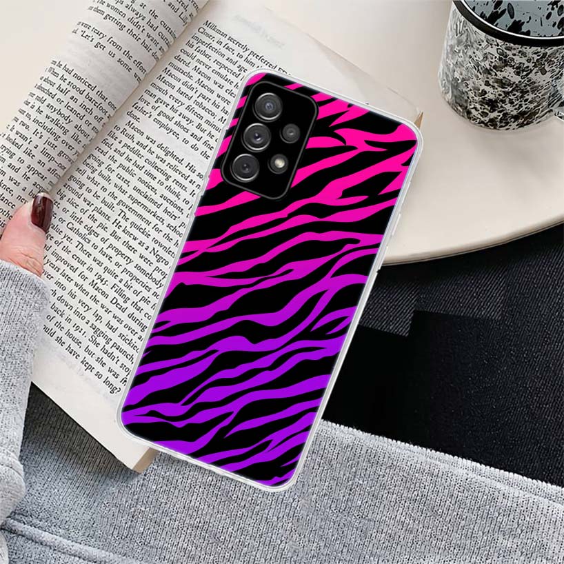 Tiger Leopard Print Panther Phone Case for Samsung Galaxy A17 A16 A15 A14 A13 A57 A56 A55 A54 A53 A37 A36 A35 A34 A33 A26 A25 A2