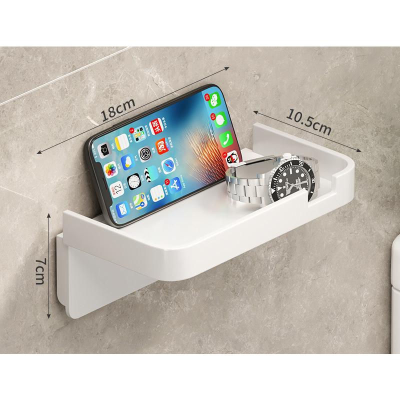 Коробка для туалетной бумаги в ванной комнате Держатель рулона бумажных полотенец Держатель для туалетной бумаги для мобильного телефона без проколов Коробка для туалетной бумаги Стойка для хранения туалетной бумаги