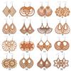 Craft Wood Earrings Bohemian Dangle Earrings Pendant Earring Making African