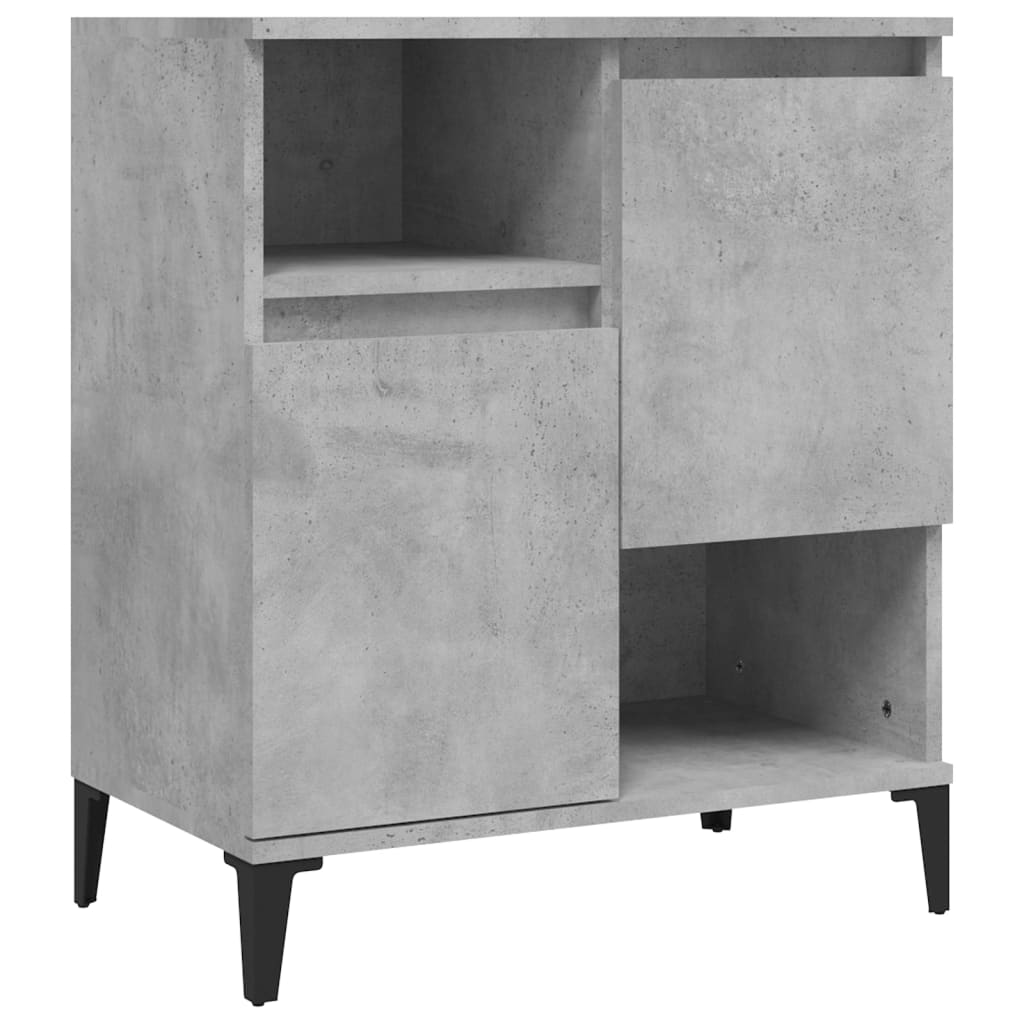 Sideboards 2 pcs Concrete Grey 60 x 35 x 70 cm Particleboard