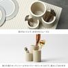 ideaco Kitchen Drainers Sculpture Tool D, Stone Sand White, 13.8cm Wide x 13.1cm Deep x 14cm High