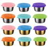 Sauce Container Good Sealing with Cover Stainless Steel Condiment Container