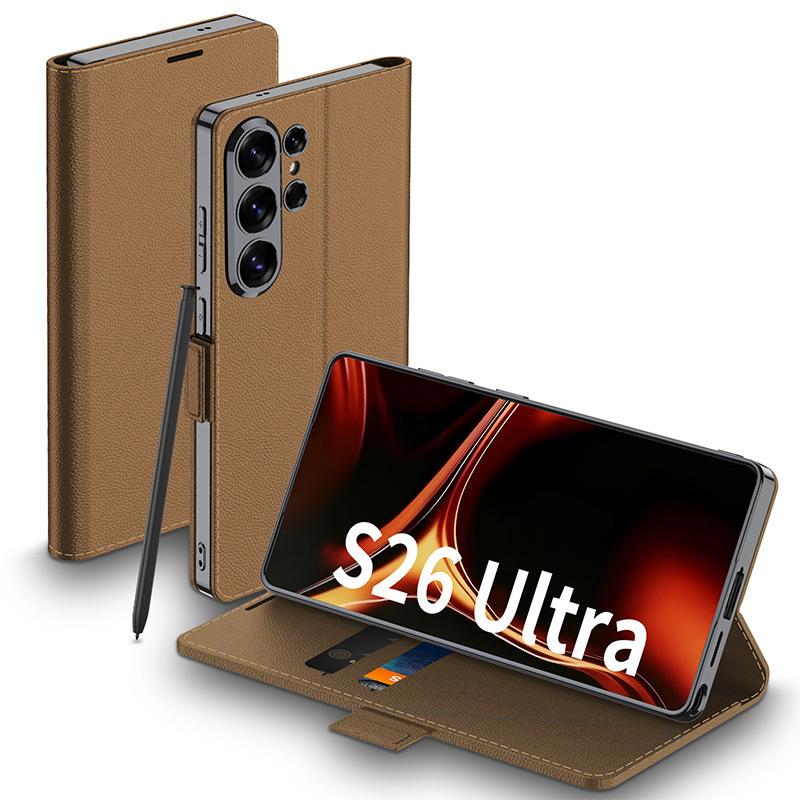 Применимо к чехлу для мобильного телефона Samsung S11ultra, с магнитной крышкой, кожаный чехол, держатель с отсеком для карт, вставляемый чехол-кошелек для S11ultra.