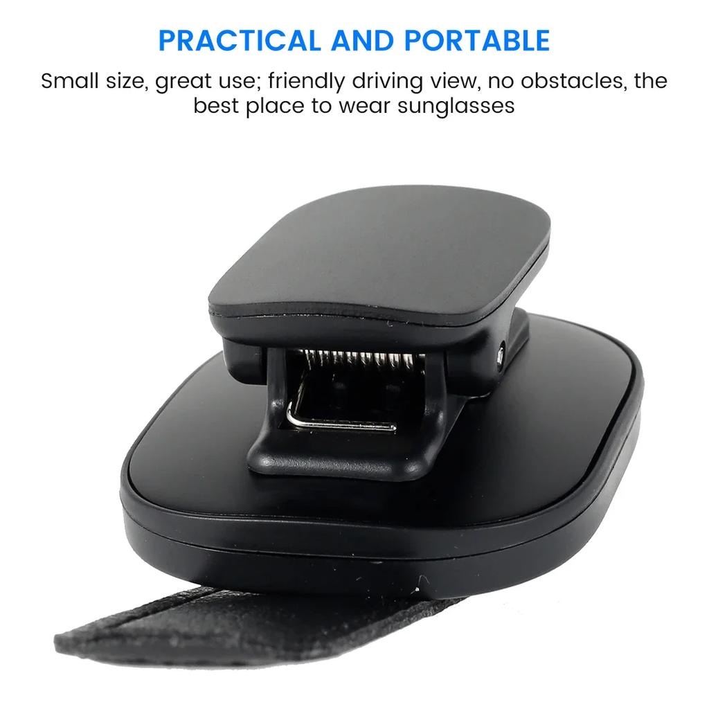 Держатель солнцезащитных очков для автомобильного козырька, алюминиевый и кожаный держатель для автомобильных очков, зажим для вешалки USB-кабеля, стойка для хранения билетов и карт