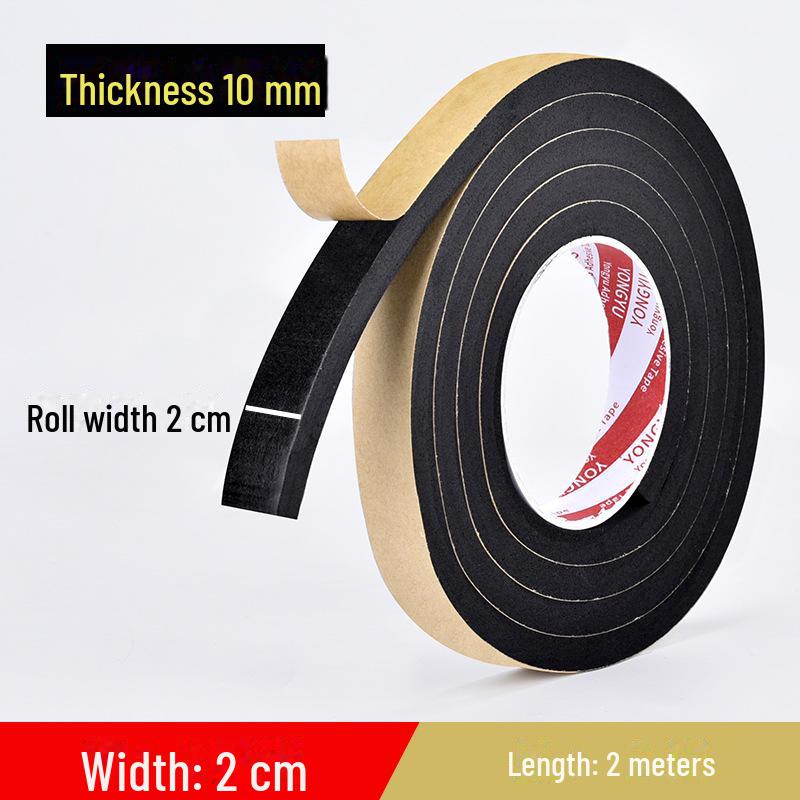 Самоклеящаяся уплотнительная лента из вспененного ЭВА – пыленепроницаемая, термостойкая, противоударная, амортизирующая резина для дверей и окон