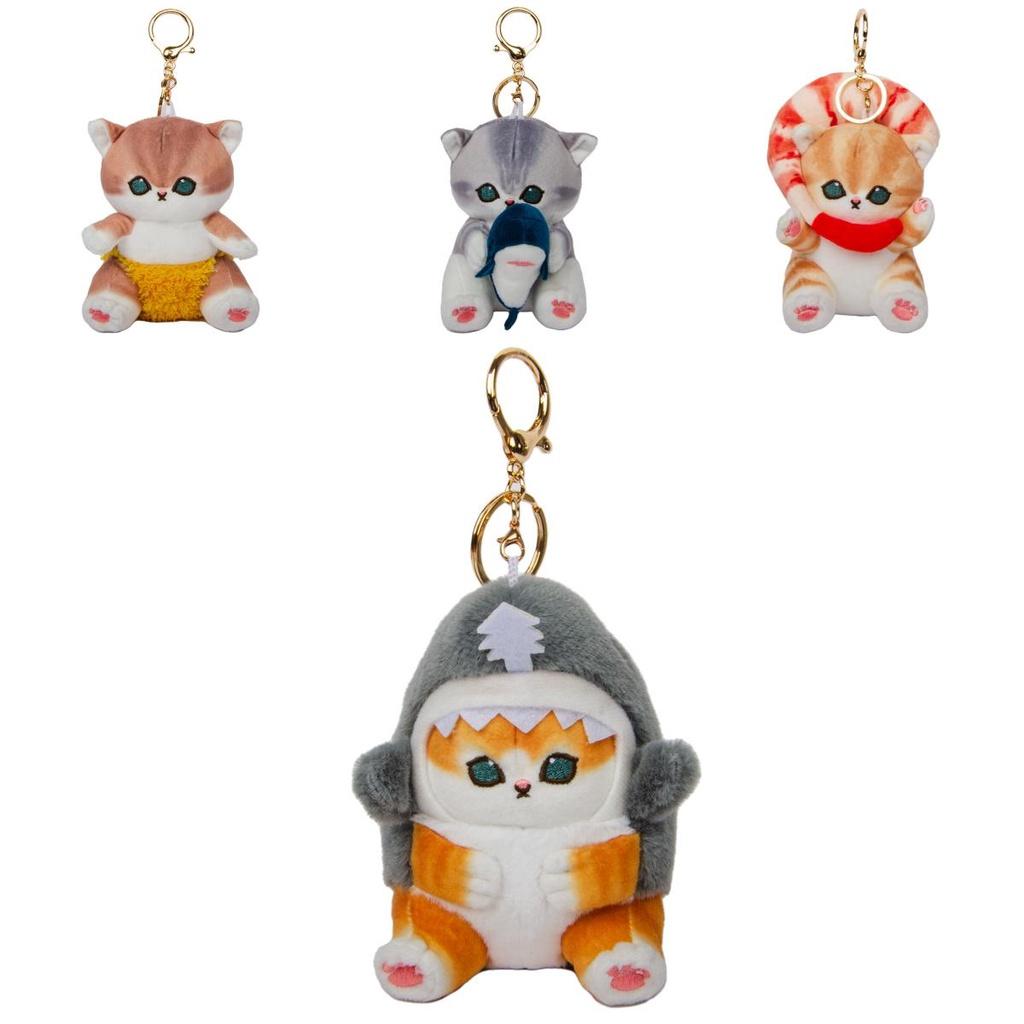 Мофусэнд Акула Кот Креветка Плюшевая Игрушка Подвеска Японская Мультяшная Кукла Украшение для Сумки Подарок