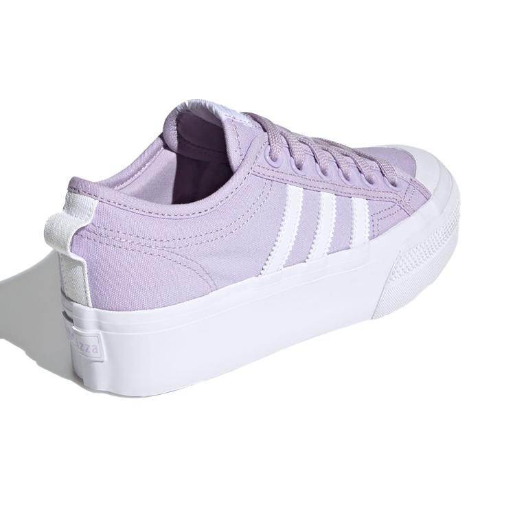 adidas Женские кроссовки на платформе Nizza 'Purple White' FV5455