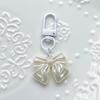1Pc Vintage Bowknot Keyring Simple Style Y2K Bow Keychain  Bag Pendant Backpack Hanging Diy Accessories