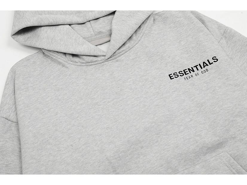 Свитшот с капюшоном из 100% силикона с черным флоком - FOG Double Line ESSENTIALS Модный Бренд 2025