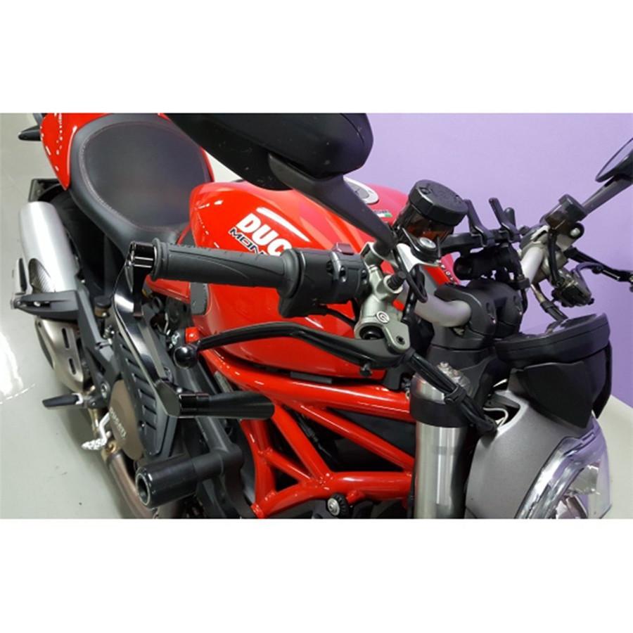 Pair 7/8" CNC 3D Brake Clutch Lever Protective Guard Bar Ends for Universal Hand