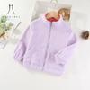 Детское пальто, флисовый топ на весну и осень для мальчиков и девочек, новый зимний утепленный флисовый свитшот