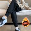 Loose Plus Velvet Sweatpants, Women's Autumn and Winter Pants, Thickened Outer Wear, Thin Leggings, Sports Pants