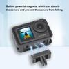 Magnetic Quick-Release Adapter Mount for DJI Osmo Action 4 / 3 Quick Release Mount Base Anti-Slip Silicone Surface