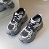 Кроссовки Dad shoes женские 2024 новые повседневные спортивные туфли с толстой подошвой, амортизация, легкие модные универсальные кроссовки