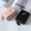 Korean Women Girl Cute Short Wallet Wallet Card Holder Small Fresh Student Buckle Coin Purse
