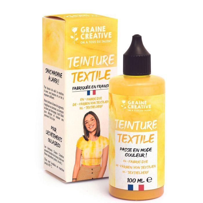 100ml Textile Paint Tie and Die Effect - Yellow