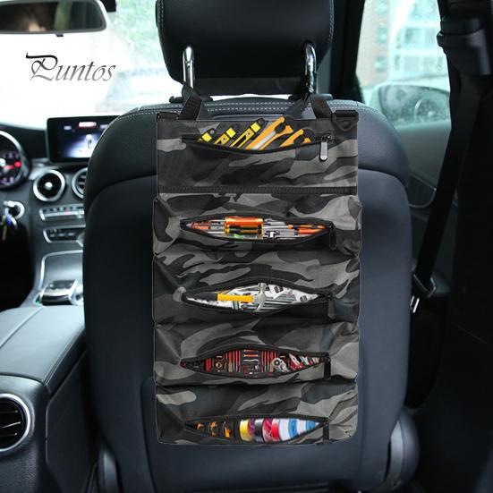 Портативная сумка для хранения инструментов, большая, с 5 отделениями, застежка-молния, водонепроницаемая, прочная, набор инструментов для ремонта, сумка-рулон на молнии