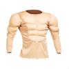 Muscle Shirt Costume 3D Suit Halloween for Cosplay Birthday Adult