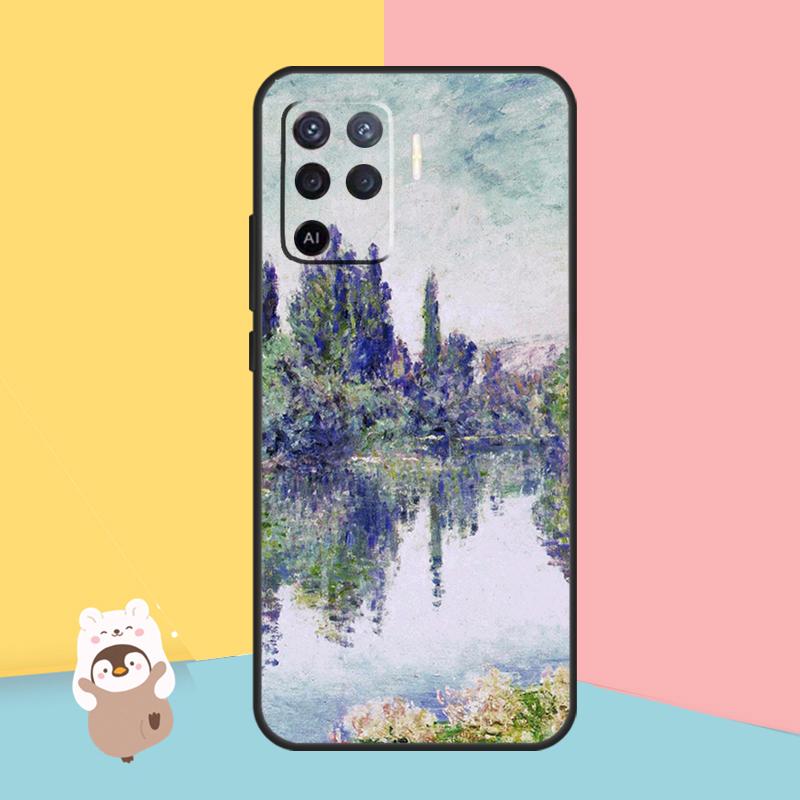 Чехол Claude Monet Garden Lotus Bridge для OPPO A94 A74 A54 A53S A53 A31 A5 A9 2020 A52 A72 A83 A91 A93 A1K A15 A16, чехол