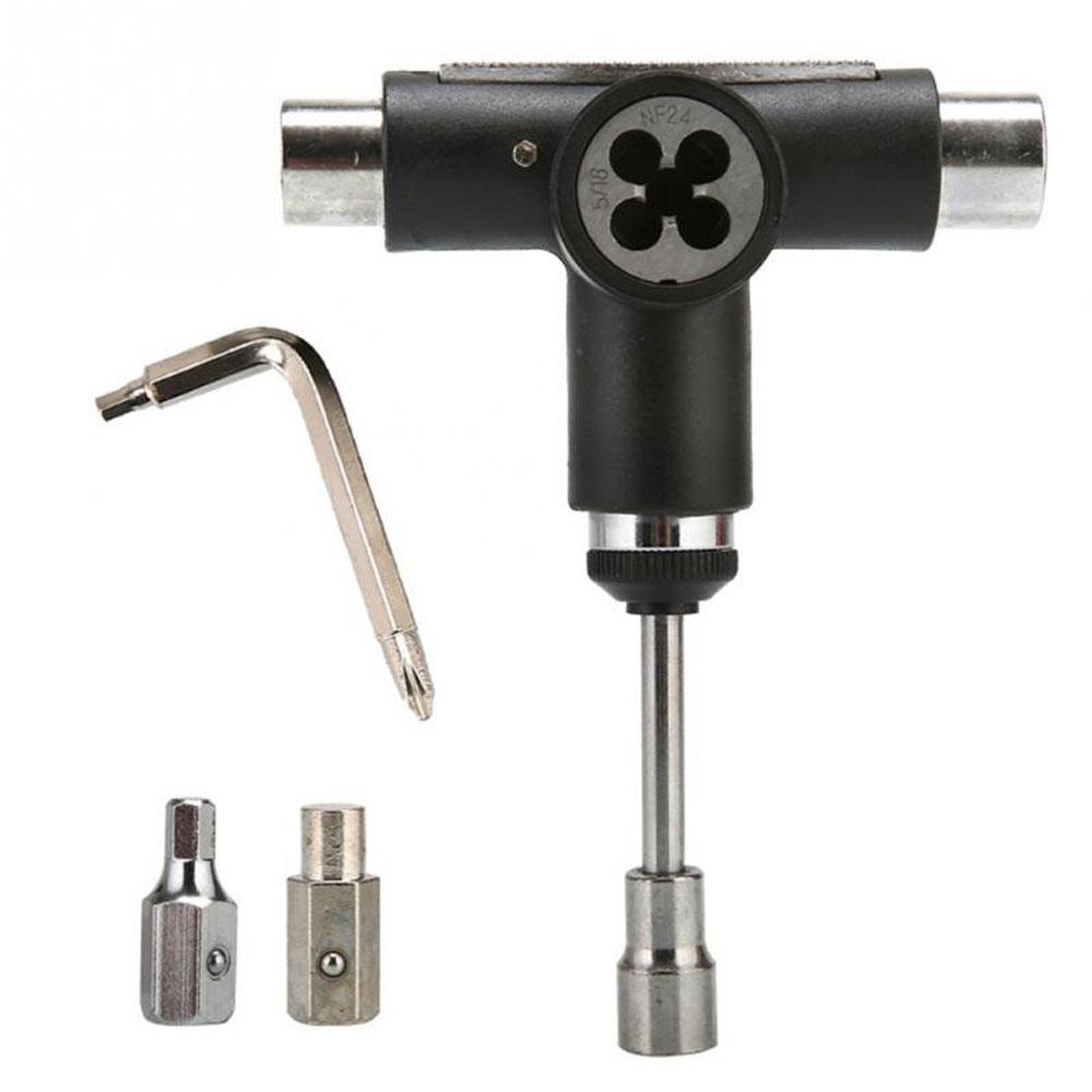 Wrench Semi-automatic T-shape Skate Tool Skateboard Tool Skateboards Wrench Skateboard Repair Tools