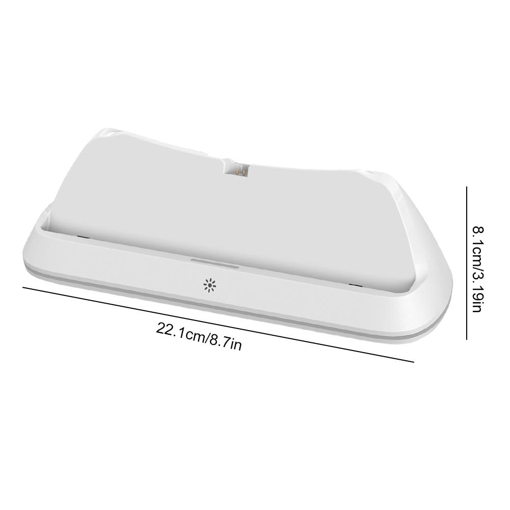 Зарядная док-станция с адаптером Type-C для пульта дистанционного управления PS5 Portal (белый)