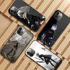Чехол для телефона с милой девушкой Nier Automata для IPhone 14 13 12 11 XS X 8 7 6 Plus Mini Pro Max SE 2022, черный стеклянный чехол из ПК и ТПУ