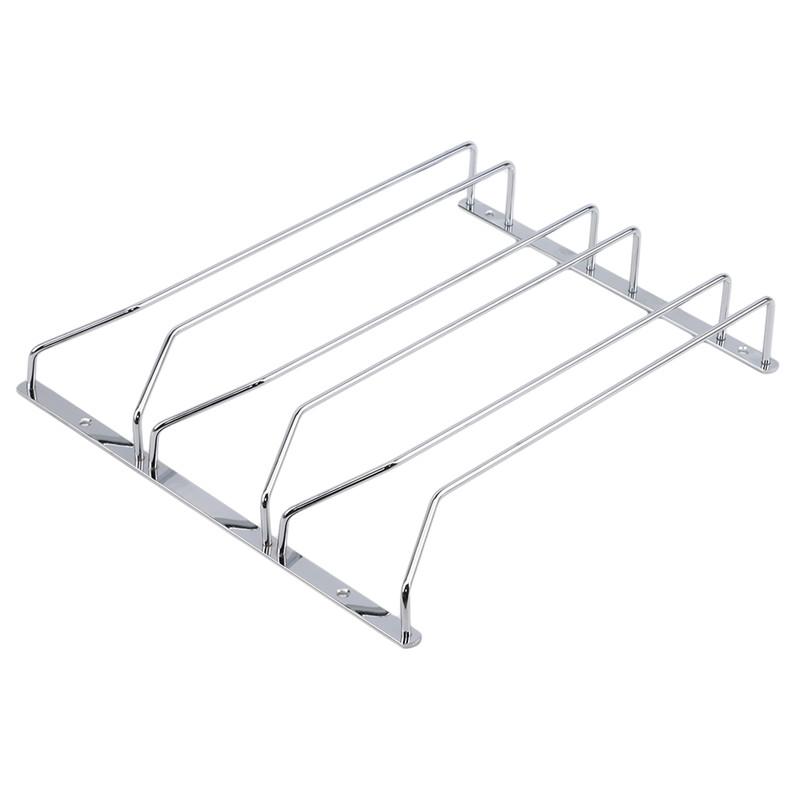 Red Wine Glass Goblets Hanger Racks Stainless Steel Shelving Organizer Upside Down Stemware Home Bar Pub Holders 2025 New