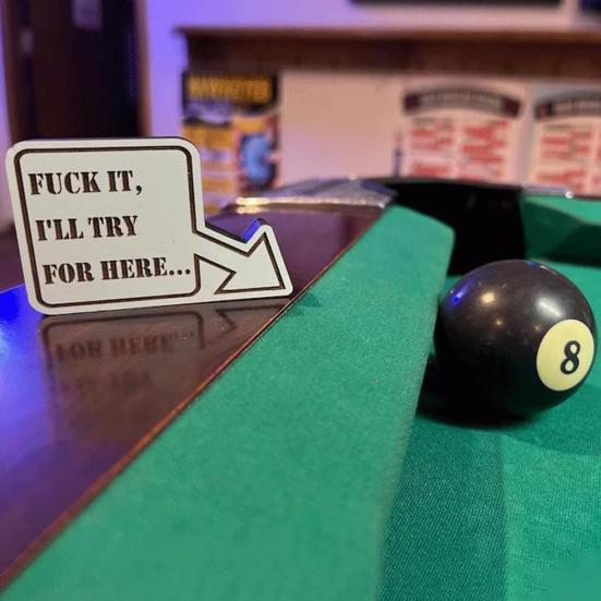 8-шаровой маркер для бильярдного стола, украшение для бильярдного стола, деревянный орнамент, аксессуар для игры в бильярд, забавный декор для бассейна, подарок для любителя пула