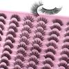 New Product Dd Chemical Fiber Russian Volume False Eyelashes 30 Pairs Thick Natural Grafted Eyelashes