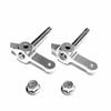 Kingfly Aluminum Front Uprights for Tamiya 1/12 WR-02 Wild Willy II