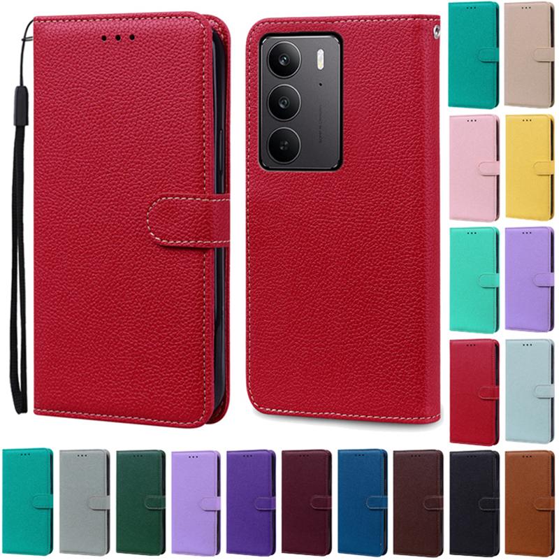 Для Realme 14X 5G Чехол Ударопрочный Кожаный Чехол-книжка Кошелек Для Realme 14X 5G Чехол Coque Fundas Оболочка