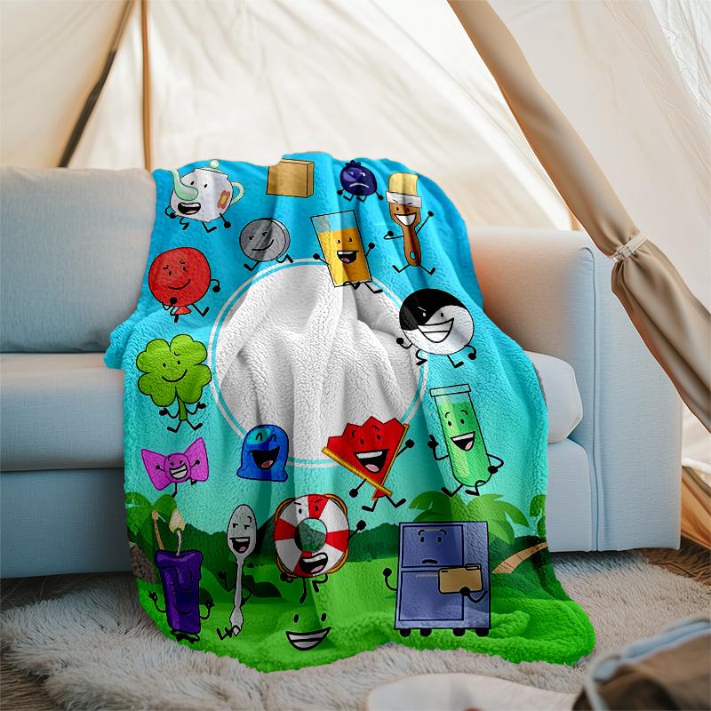 Inanimate Insanity printed throw blanket—lightweight,soft,warm;versatile blanket for all seasons—perfect as &air-conditioning throw,nap blanket