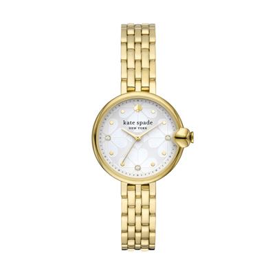 Женские часы Kate Spade New York Chelsea Park с тремя стрелками, золотистый сплав, KSW9073