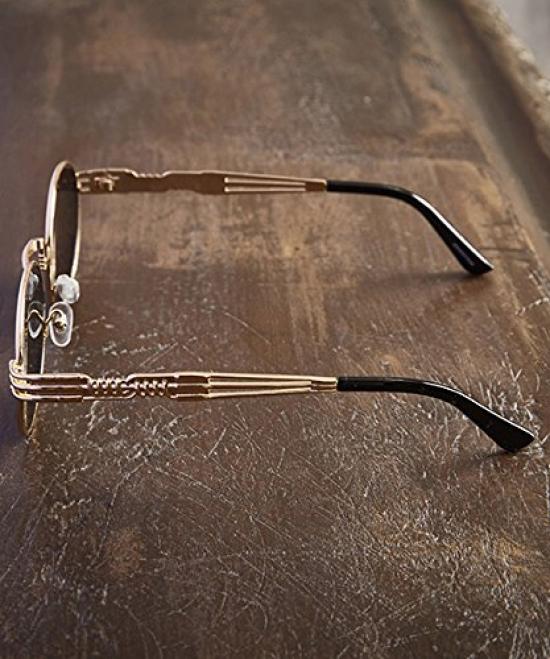 Неудобные Винтажные Солнцезащитные Очки Винтажные Очки БЕСПЛАТНЫЕ Черные (Нерасслабляющий) ME-76 ME-76_BK01F001