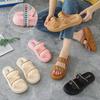 Summer New Soft-soled Slippers for Women To Wear 2025 Fashionable and Foreign Thick-soled Beach One-character Cool Slippers