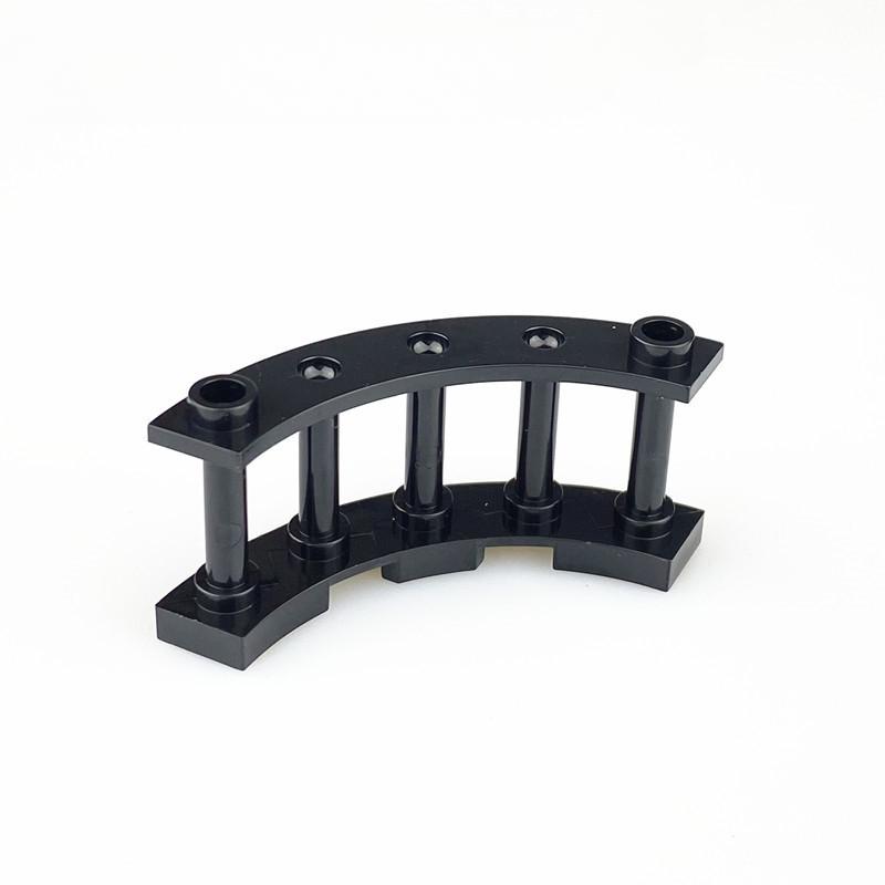 Compatible With 30056 Parts, Arc Railings, Small Particle Corner Guardrail Fence Building Block Accessories 4X4X2 Spare Parts